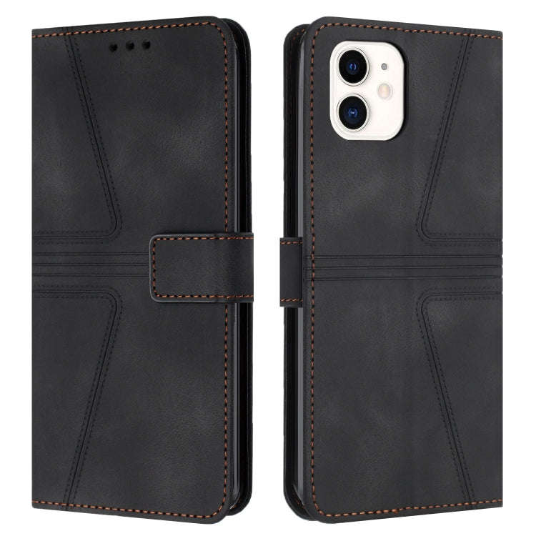 Triangle Solid Color Leather Phone Case, For iPhone 15, For iPhone 14 Plus, For iPhone 14, For iP...