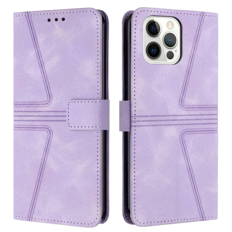 Triangle Solid Color Leather Phone Case, For iPhone 15, For iPhone 14 Plus, For iPhone 14, For iP...