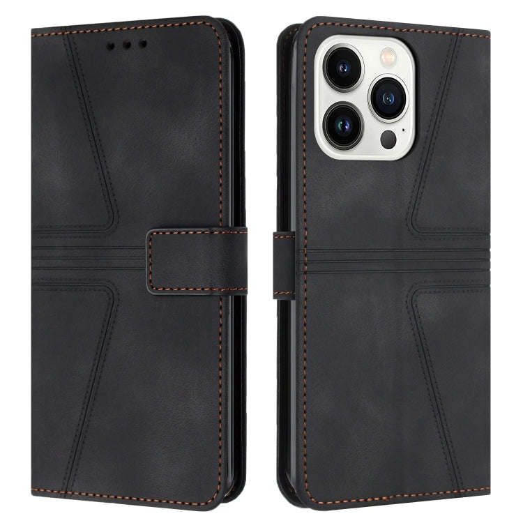Triangle Solid Color Leather Phone Case, For iPhone 17e / 16e, For iPhone 17 Pro Max, For iPhone ...