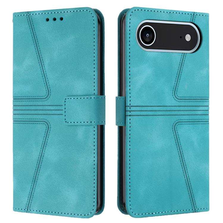 Triangle Solid Color Leather Phone Case, For iPhone 17e / 16e, For iPhone 17 Pro Max, For iPhone ...