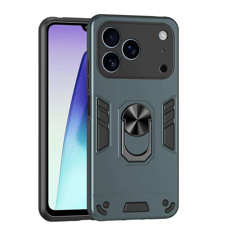 Shockproof Metal Ring Holder Phone Case, For iPhone 17 Pro Max, For iPhone 17 Pro, For iPhone 17,...