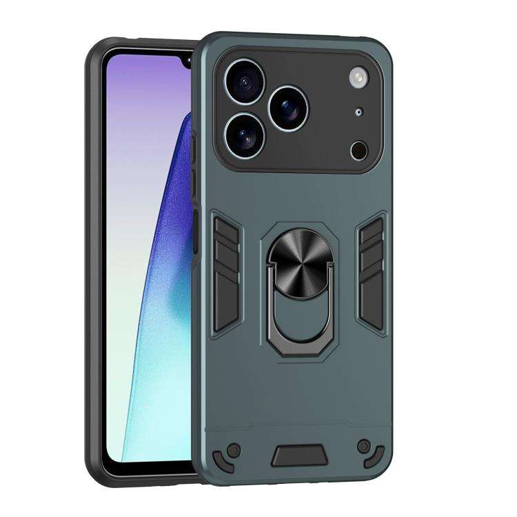 Shockproof Metal Ring Holder Phone Case, For iPhone 17 Pro Max, For iPhone 17 Pro, For iPhone 17,...