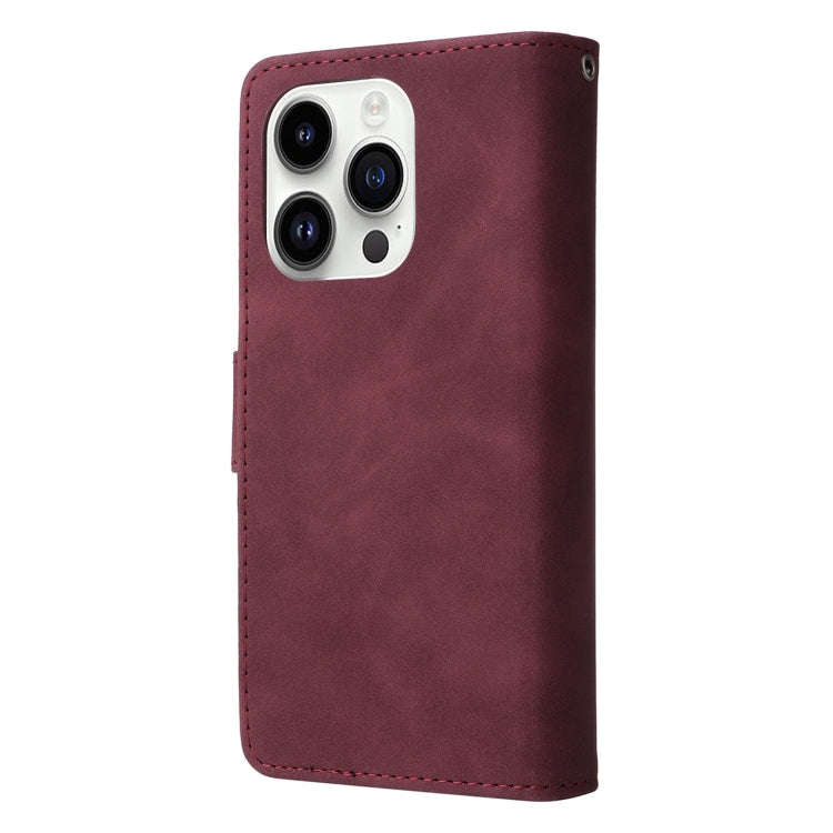 Multifunctional Multi-Card Wallet Phone Leather Case, For iPhone 15 Pro, For iPhone 15 Plus, For ...