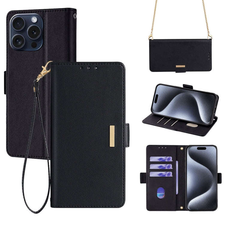 Crossbody Chain Leather Phone Case, For iPhone 17 Pro Max, For iPhone 17 Pro, For iPhone 17, For ...