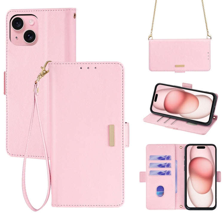 Crossbody Chain Leather Phone Case, For iPhone 17 Pro Max, For iPhone 17 Pro, For iPhone 17, For ...
