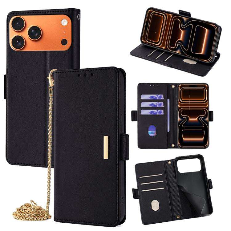 Crossbody Chain Leather Phone Case, For iPhone 17 Pro Max, For iPhone 17 Pro, For iPhone 17, For ...