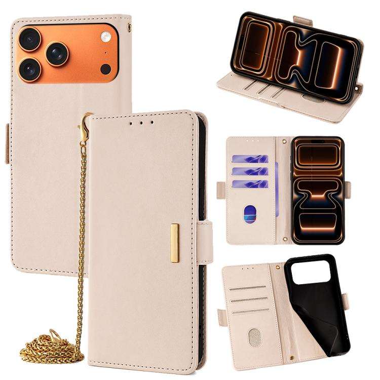 Crossbody Chain Leather Phone Case, For iPhone 17 Pro Max, For iPhone 17 Pro, For iPhone 17, For ...