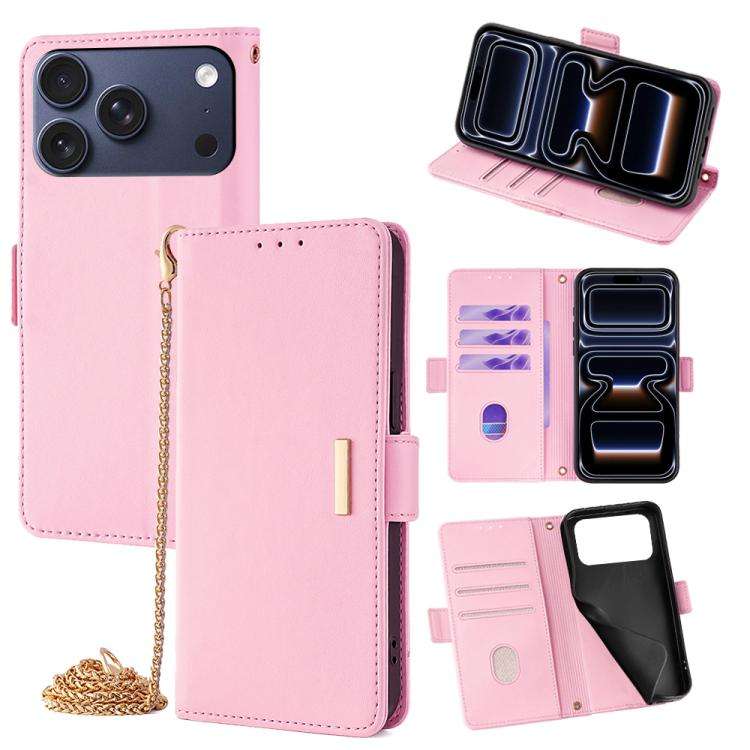 Crossbody Chain Leather Phone Case, For iPhone 17 Pro Max, For iPhone 17 Pro, For iPhone 17, For ...