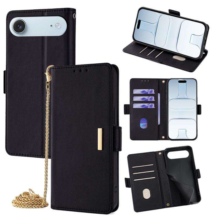 Crossbody Chain Leather Phone Case, For iPhone 17 Pro Max, For iPhone 17 Pro, For iPhone 17, For ...
