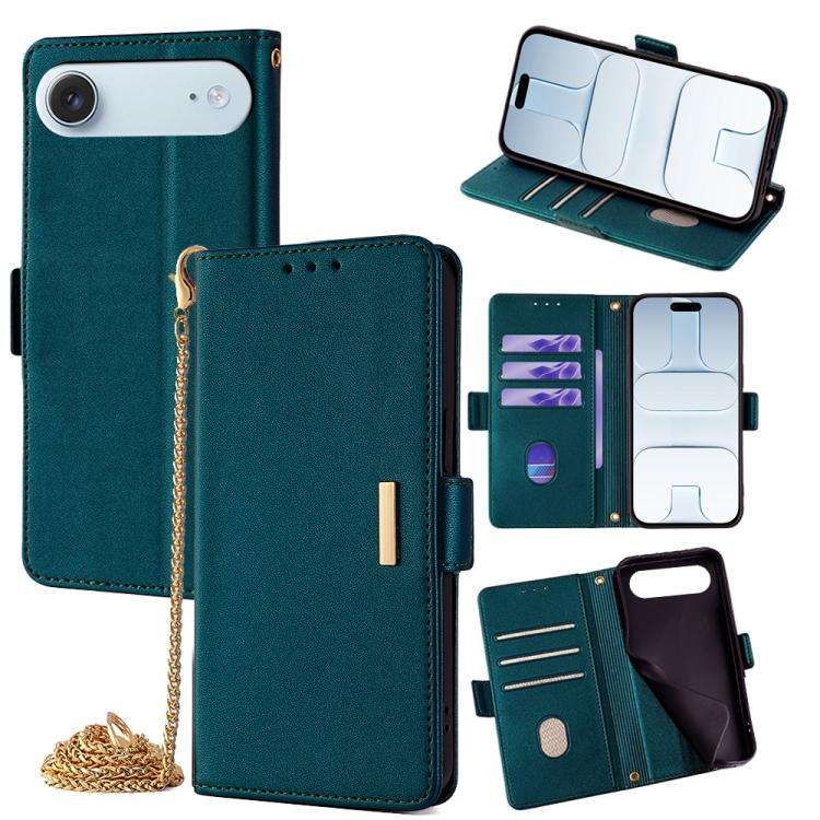 Crossbody Chain Leather Phone Case, For iPhone 17 Pro Max, For iPhone 17 Pro, For iPhone 17, For ...