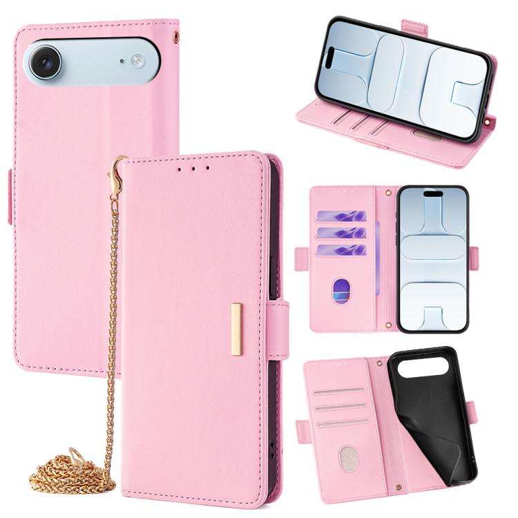 Crossbody Chain Leather Phone Case, For iPhone 17 Pro Max, For iPhone 17 Pro, For iPhone 17, For ...
