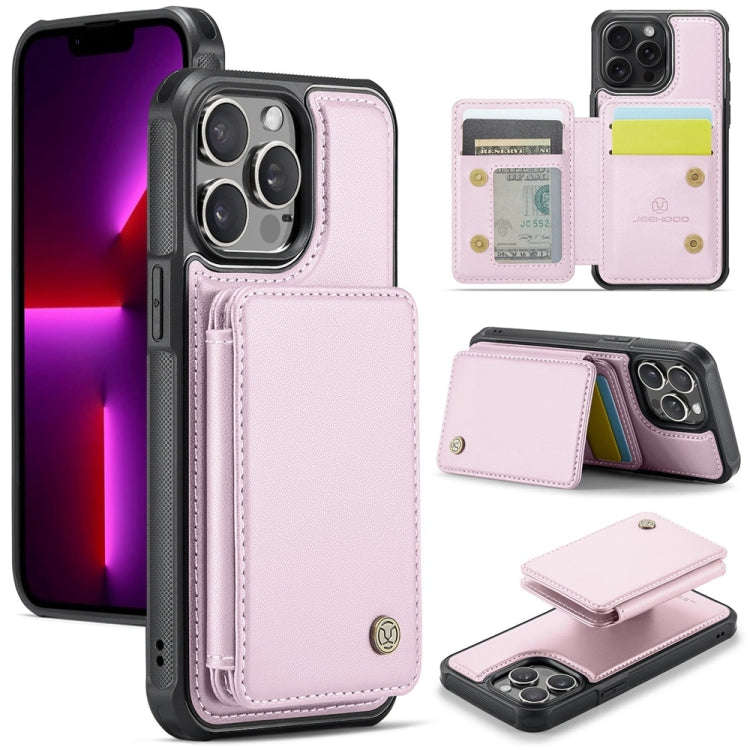 JEEHOOD J05 Business Magnetic Style RFID Leather Phone Case, For iPhone 13 Pro, For iPhone 13, Fo...