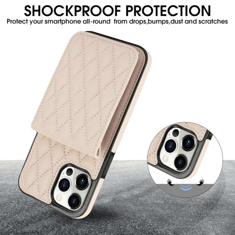 YM015 Crossbody Rhombic Card Bag RFID Phone Case, For iPhone 14 Pro Max, For iPhone 13 Pro Max, F...