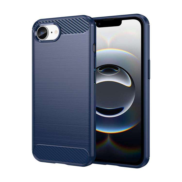 Brushed Texture Carbon Fiber TPU Phone Case, For iPhone 18 Pro, For iPhone 18 Pro Max, For iPhone...