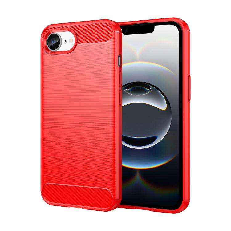 Brushed Texture Carbon Fiber TPU Phone Case, For iPhone 18 Pro, For iPhone 18 Pro Max, For iPhone...