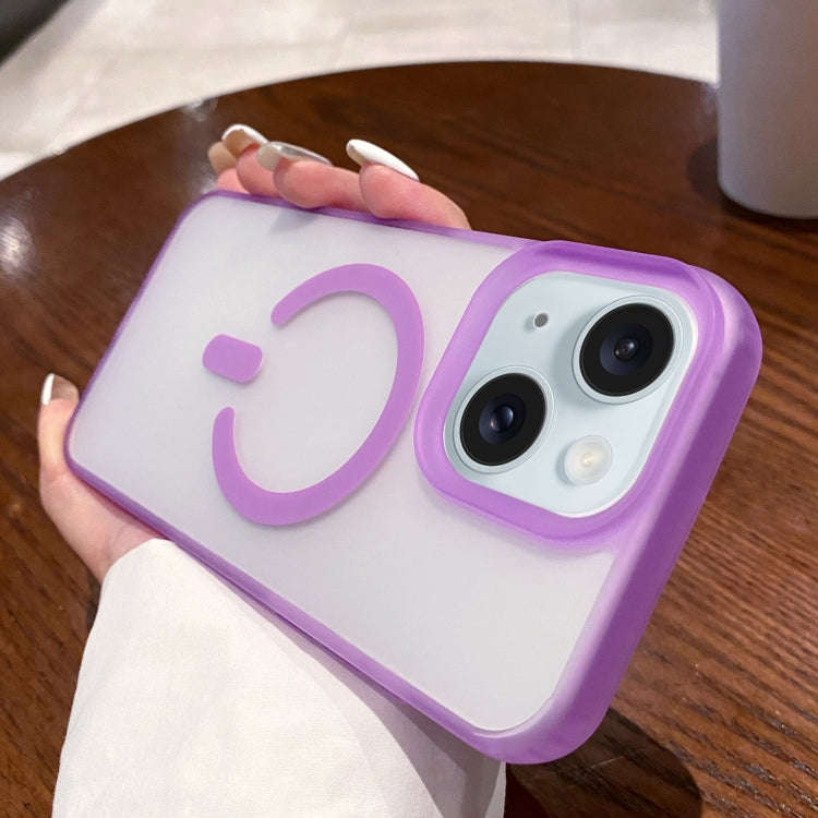 Dual-Side Frosted MagSafe Clear Phone Case, For iPhone 16 Plus, For iPhone 16, For iPhone 15 Pro ...