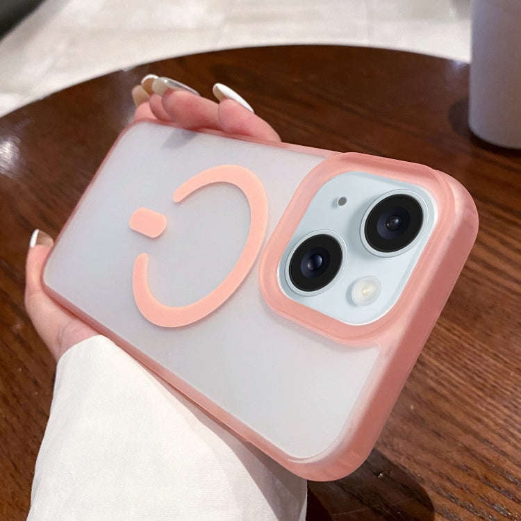Dual-Side Frosted MagSafe Clear Phone Case, For iPhone 16 Plus, For iPhone 16, For iPhone 15 Pro ...