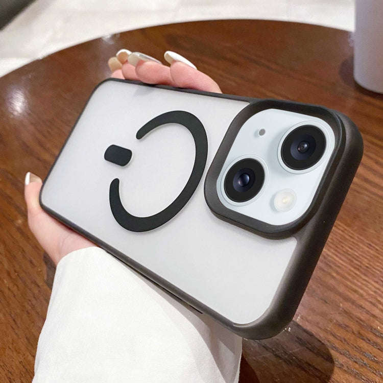 Dual-Side Frosted MagSafe Clear Phone Case, For iPhone 16 Plus, For iPhone 16, For iPhone 15 Pro ...