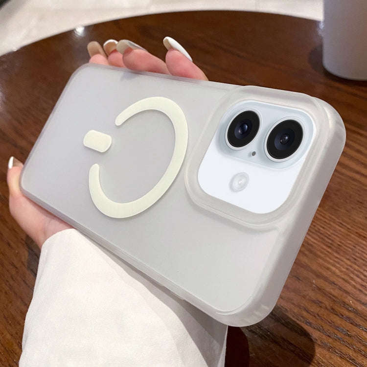 Dual-Side Frosted MagSafe Clear Phone Case, For iPhone 16 Plus, For iPhone 16, For iPhone 15 Pro ...