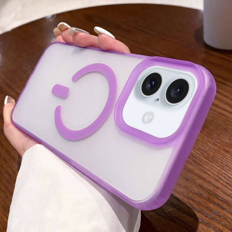 Dual-Side Frosted MagSafe Clear Phone Case, For iPhone 16 Plus, For iPhone 16, For iPhone 15 Pro ...
