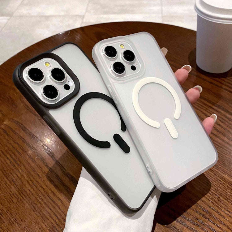 Dual-Side Frosted MagSafe Clear Phone Case, For iPhone 11