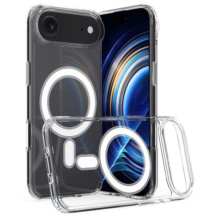 MagSafe Clear Acrylic PC Hybrid TPU Phone Case, For iPhone 17 Pro Max, For iPhone 17 Pro Max C-ty...