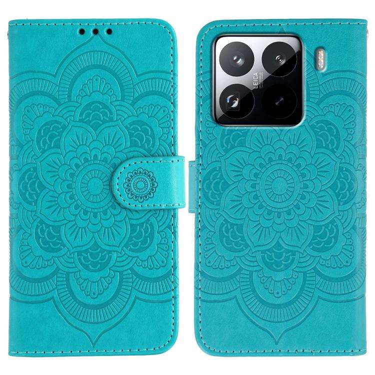Sun Mandala Embossing Pattern Phone Leather Case, For Xiaomi 15 Ultra, For Xiaomi Poco X7 Pro, Fo...