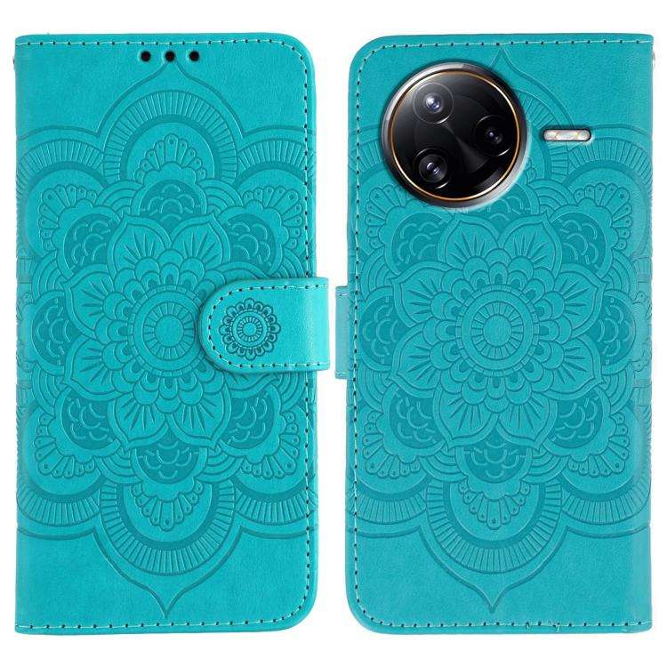 Sun Mandala Embossing Pattern Phone Leather Case, For Xiaomi 17 Pro, For Xiaomi 17, For Xiaomi 15...
