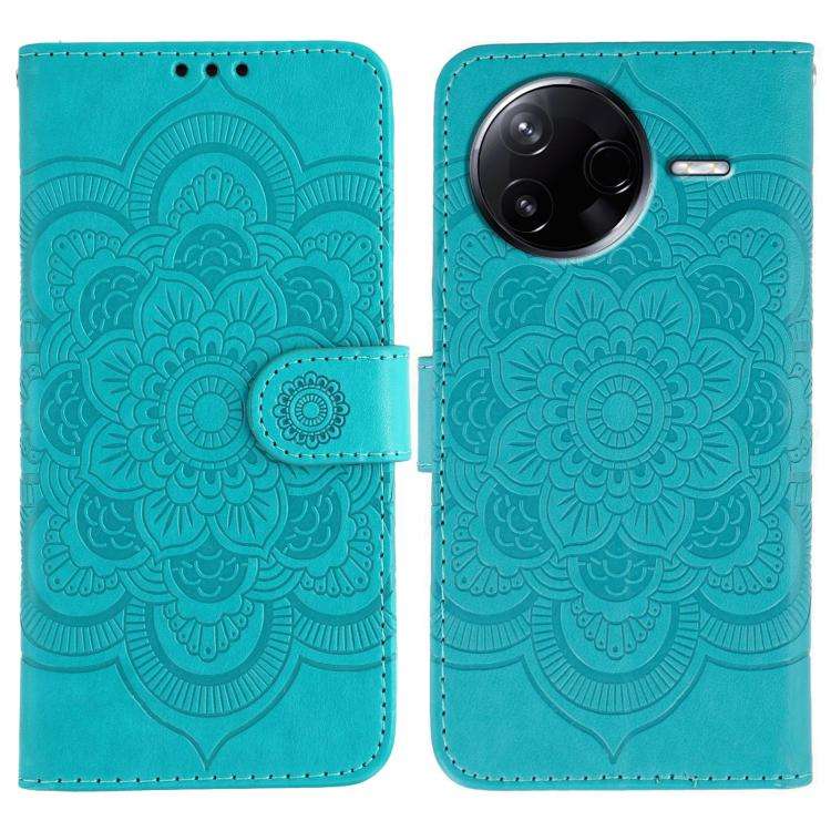 Sun Mandala Embossing Pattern Phone Leather Case, For Xiaomi 17 Pro, For Xiaomi 17, For Xiaomi 15...