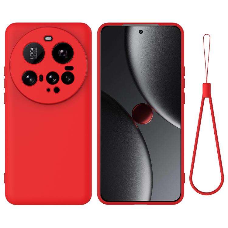 Solid Color Liquid Silicone Dropproof Full Coverage Phone Case, For Xiaomi Poco M7 4G 169mm, For ...