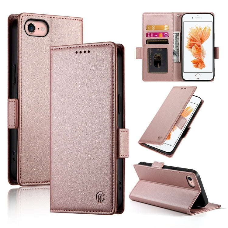 Side Buckle Magnetic Frosted Leather Phone Case, For iPhone 15, For iPhone 14 Plus, For iPhone 14...