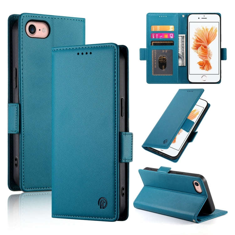 Side Buckle Magnetic Frosted Leather Phone Case, For iPhone 15, For iPhone 14 Plus, For iPhone 14...