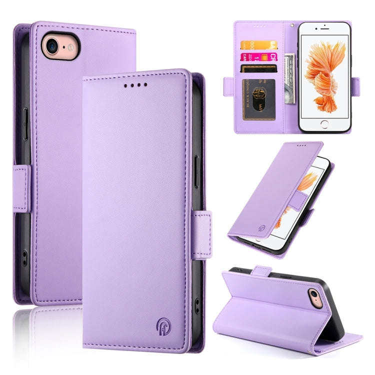 Side Buckle Magnetic Frosted Leather Phone Case, For iPhone 15, For iPhone 14 Plus, For iPhone 14...