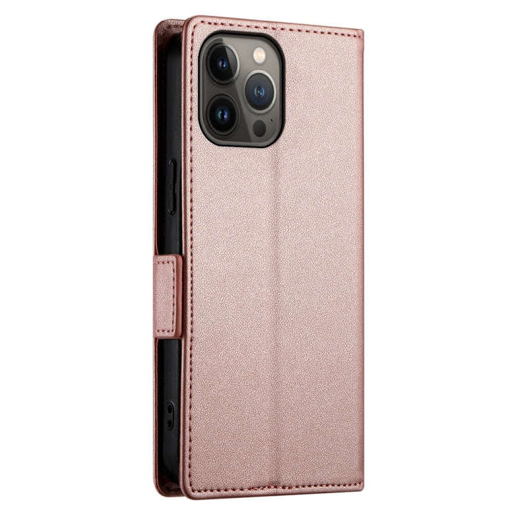 Side Buckle Magnetic Frosted Leather Phone Case, For iPhone 13 Pro Max, For iPhone 13 Pro, For iP...
