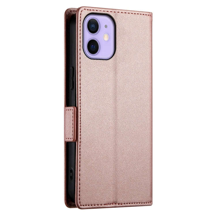 Side Buckle Magnetic Frosted Leather Phone Case, For iPhone 12 mini, For iPhone 11 Pro Max, For i...