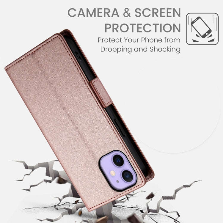 Side Buckle Magnetic Frosted Leather Phone Case, For iPhone 12 mini, For iPhone 11 Pro Max, For i...
