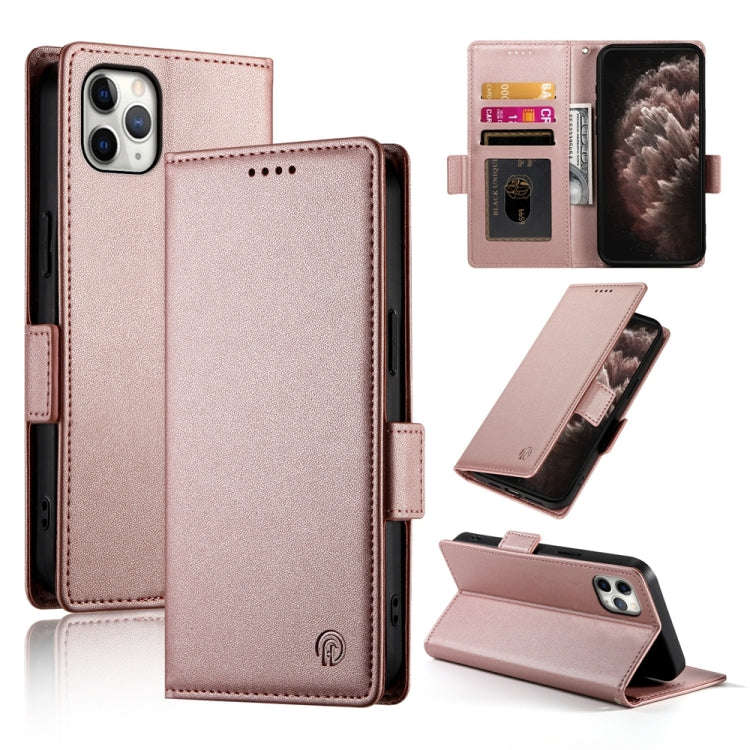 Side Buckle Magnetic Frosted Leather Phone Case, For iPhone 12 mini, For iPhone 11 Pro Max, For i...
