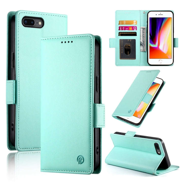 Side Buckle Magnetic Frosted Leather Phone Case, For iPhone XS Max, For iPhone 8 Plus / 7 Plus