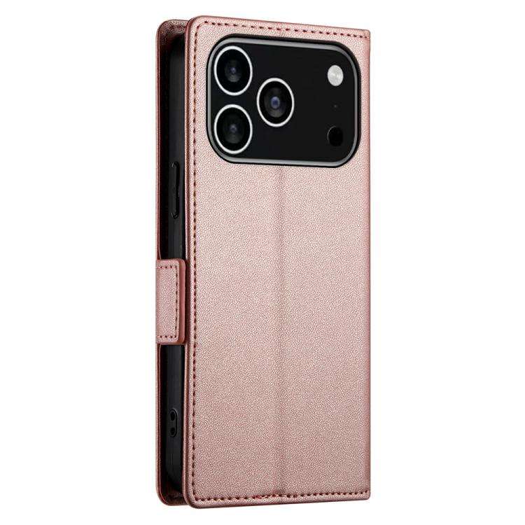 Side Buckle Magnetic Frosted Leather Phone Case, For iPhone 18 Pro / 17 Pro, For iPhone 18 Pro Ma...