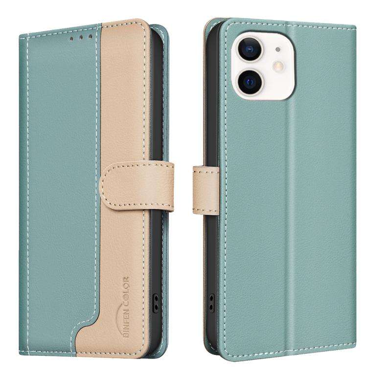 Color Matching RFID Anti-theft Leather Phone Case, For iPhone 13 Pro, For iPhone 12 Pro / 12, For...