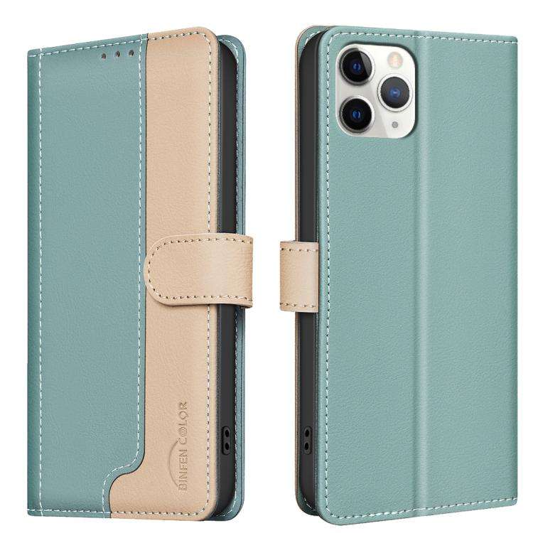 Color Matching RFID Anti-theft Leather Phone Case, For iPhone 13 Pro, For iPhone 12 Pro / 12, For...