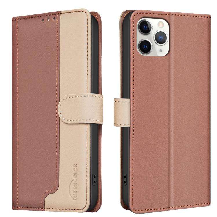 Color Matching RFID Anti-theft Leather Phone Case, For iPhone 13 Pro, For iPhone 12 Pro / 12, For...