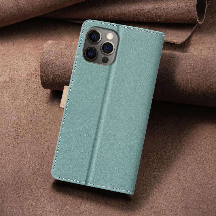 Color Matching RFID Anti-theft Leather Phone Case, For iPhone 15 Pro Max, For iPhone 15 Pro, For ...