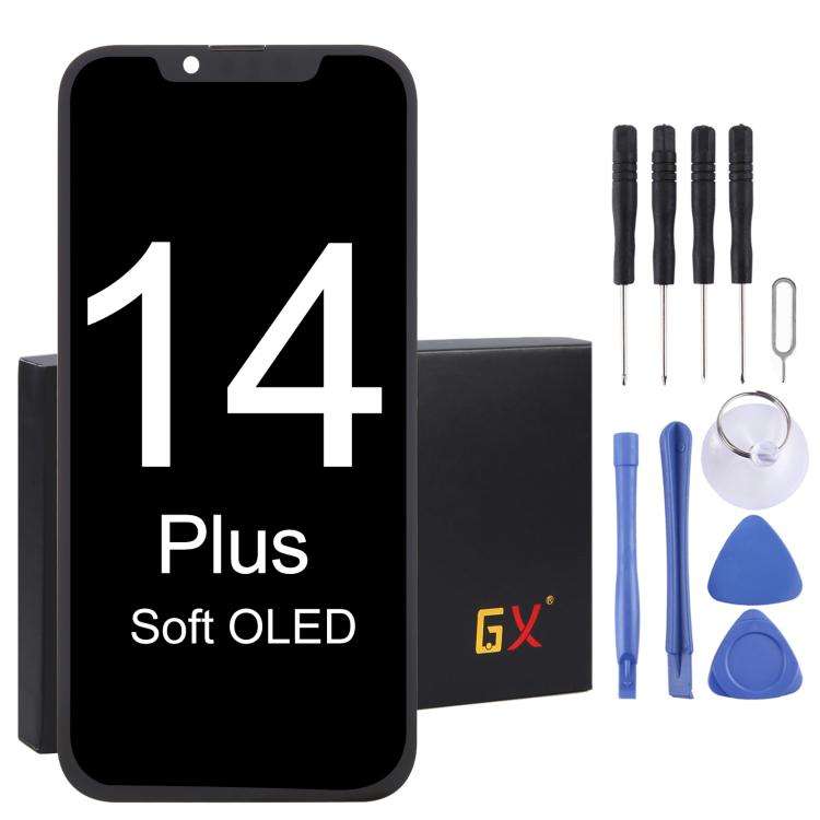 GX Hard OLED Screen, For iPhone 13 Pro Hard, For iPhone 14 Hard, For iPhone 14 Plus Soft, For iPh...