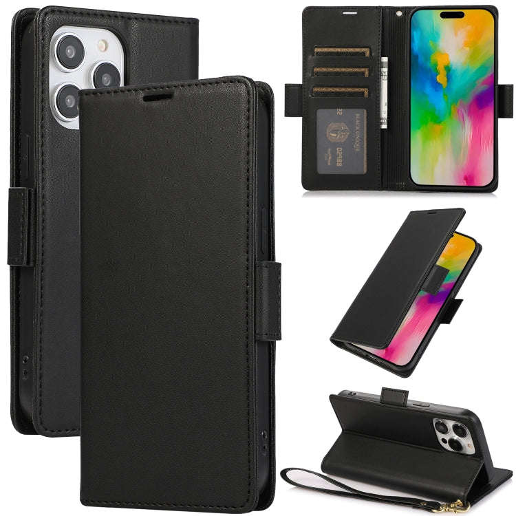 Side Buckle RFID Anti-theft Leather Phone Case, For iPhone 15, For iPhone 14 Plus, For iPhone 14 ...