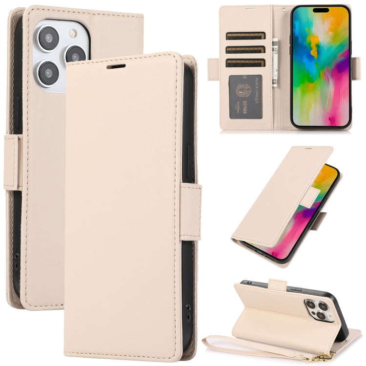 Side Buckle RFID Anti-theft Leather Phone Case, For iPhone 15, For iPhone 14 Plus, For iPhone 14 ...