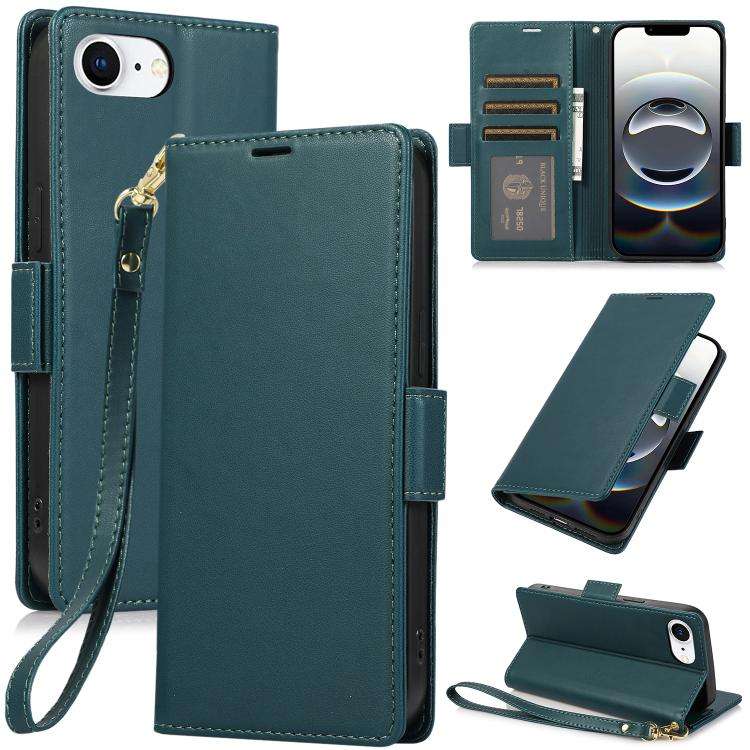 Side Buckle RFID Anti-theft Leather Phone Case, For iPhone 18 Pro / 17 Pro, For iPhone 18 Pro Max...