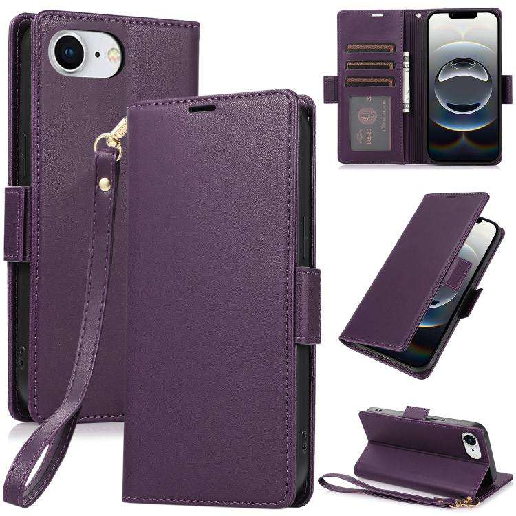 Side Buckle RFID Anti-theft Leather Phone Case, For iPhone 18 Pro / 17 Pro, For iPhone 18 Pro Max...