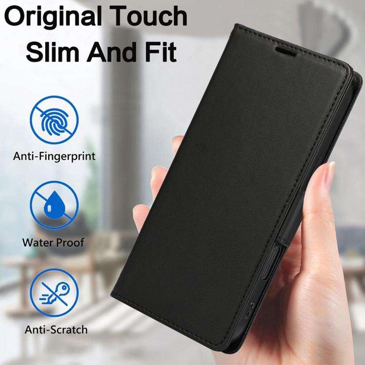 Side Buckle RFID Anti-theft Leather Phone Case, For iPhone 18 Pro / 17 Pro, For iPhone 18 Pro Max...