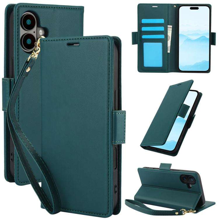 Side Buckle RFID Anti-theft Leather Phone Case, For iPhone 18 Pro / 17 Pro, For iPhone 18 Pro Max...